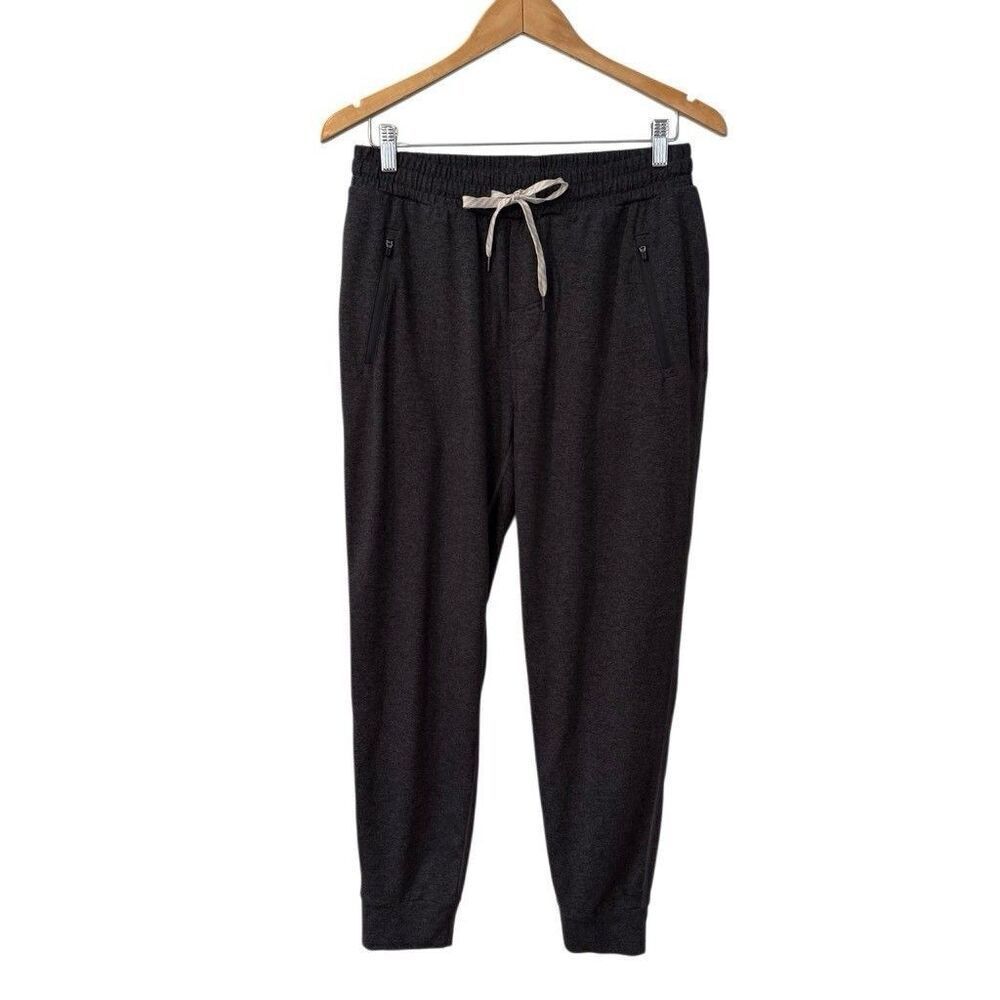 Vuori Pants Mens Small Gray Ponto Performance Jogger Athletic Stretch
